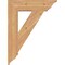 Ekena Millwork Traditional Traditional Smooth Bracket, Western Red Cedar, 5 1/2"W x 26"D x 34"H BKT06X26X34TRA01SWR - alternate 3